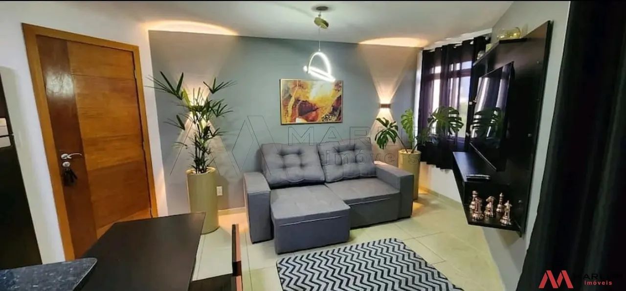 Apartamento Manhatan Flat, mobiliado, visão para o mar, 1 quarto, espaço gourmet, 40m².