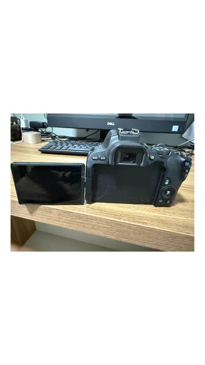 Câmera Canon EOS Rebel SL2 Lente EF-S 18-55 IS STM