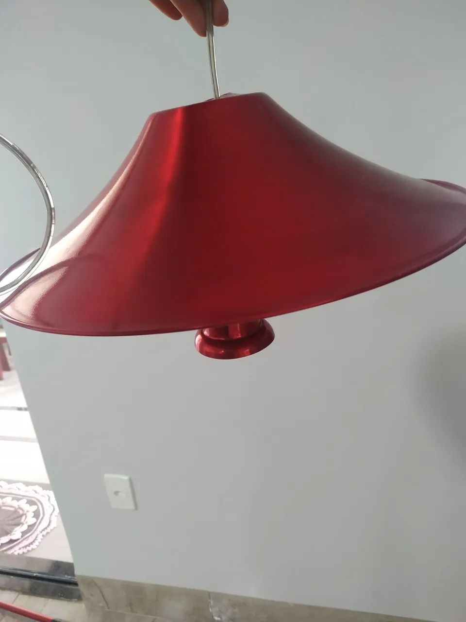 Lustre Cúpula Vermelha