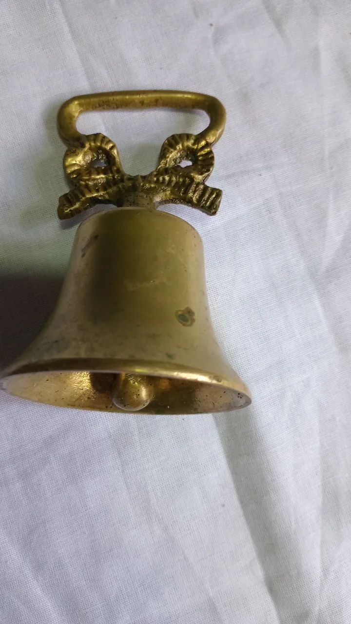 Sino vintage  de bronze decorativo - Foto 4