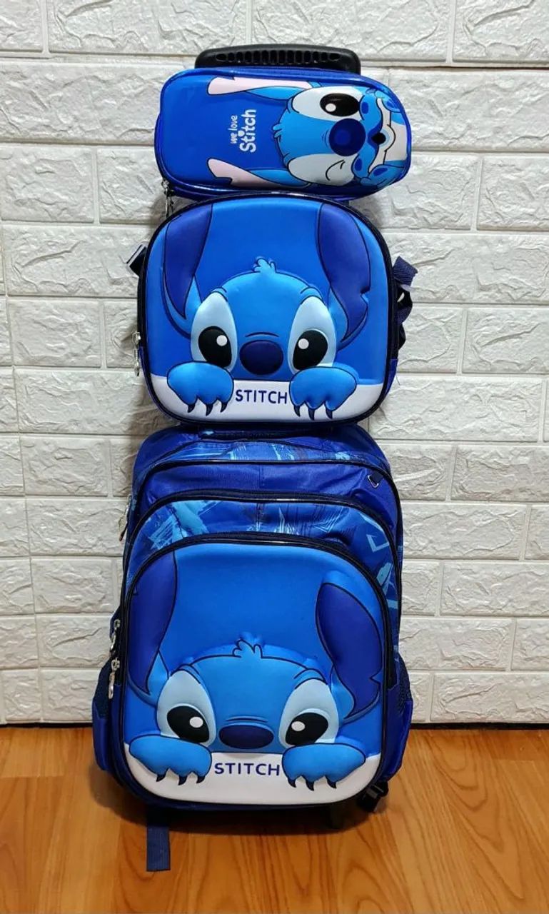 Kit mochila escolar infantil 3D - Foto 5