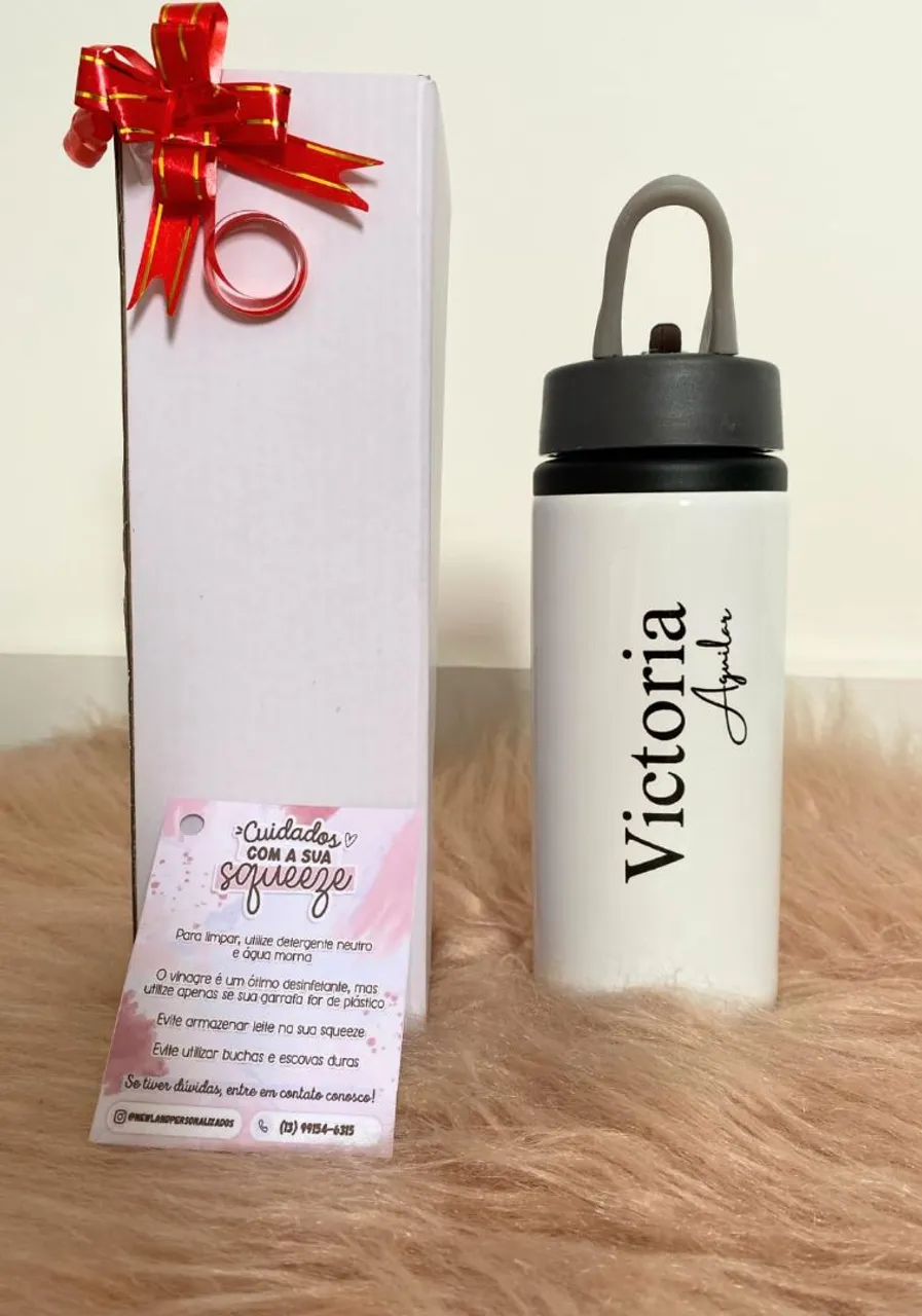 Squeeze de Alumínio Personalizada