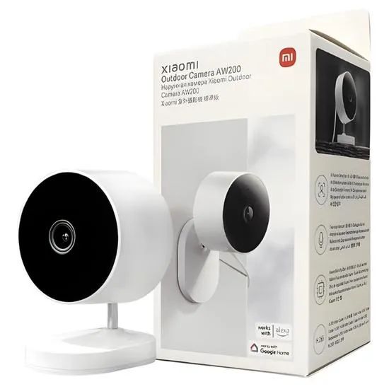 Câmera De Segurança Xiaomi Externa Aw200 Cor Branco