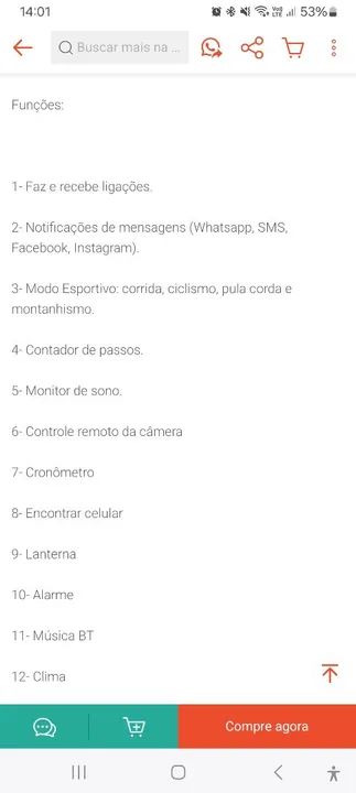 Smartwatch Wearfit HY1 - Novo - Foto 5