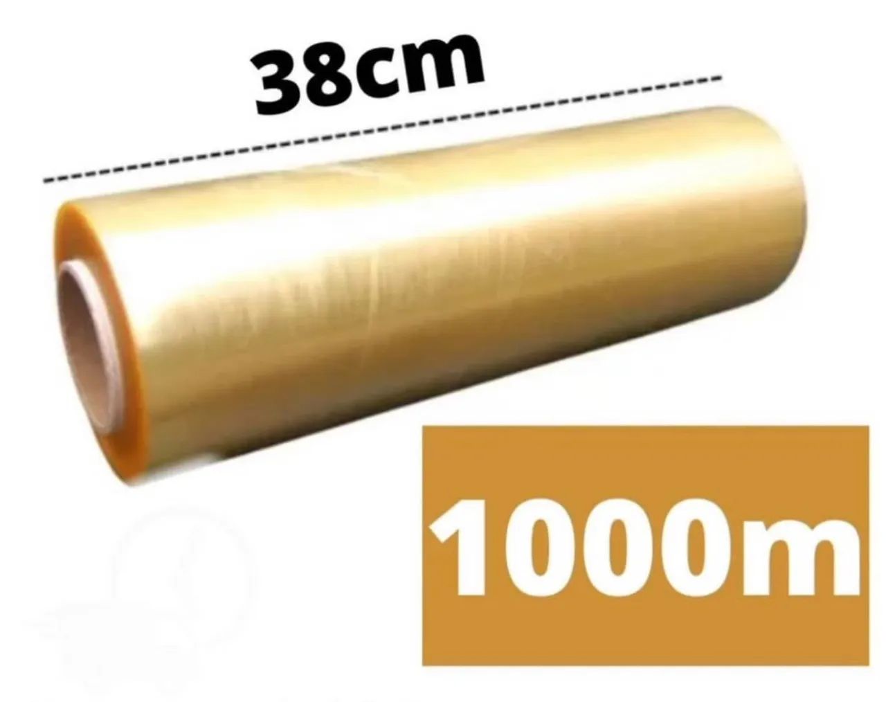 Plástico filme 38cm x 1000m