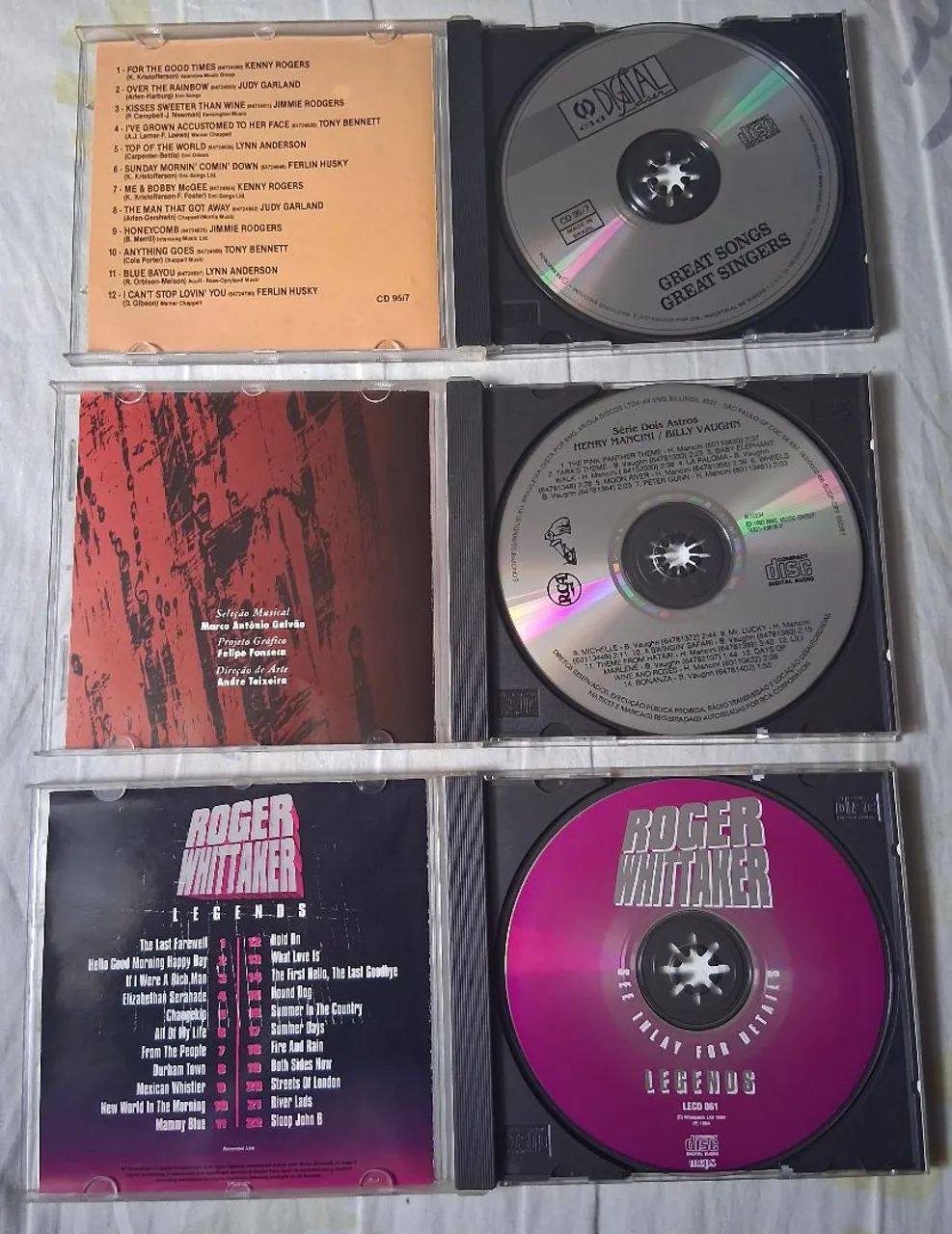 CDs de Música - Great Songs, Billy Vaughn, Roger Whittaker - Foto 2