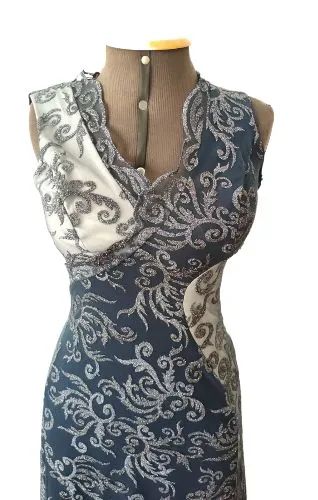 Vestido de Festa Azul  - Foto 2