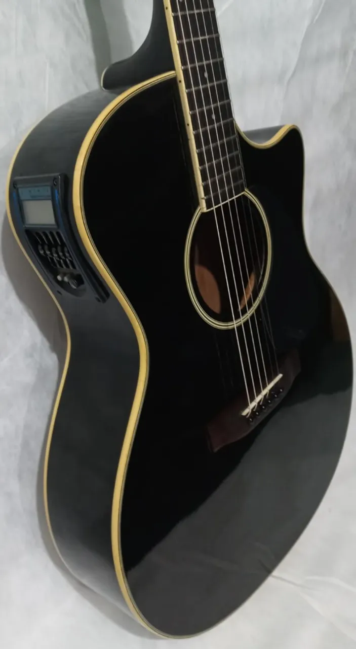 Violão Crafter, Made in Korea, Mod. EG-140CEQ, eletroacústico, cordas de aço
