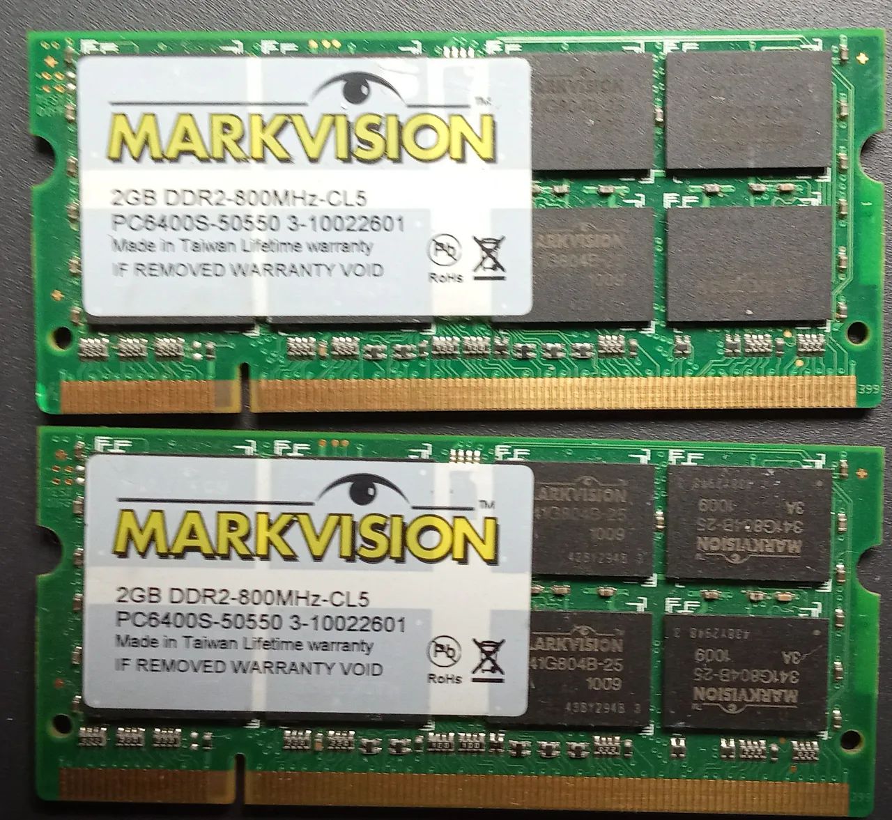 2 Memória RAM 2GB DDR2 800MHz Markvision