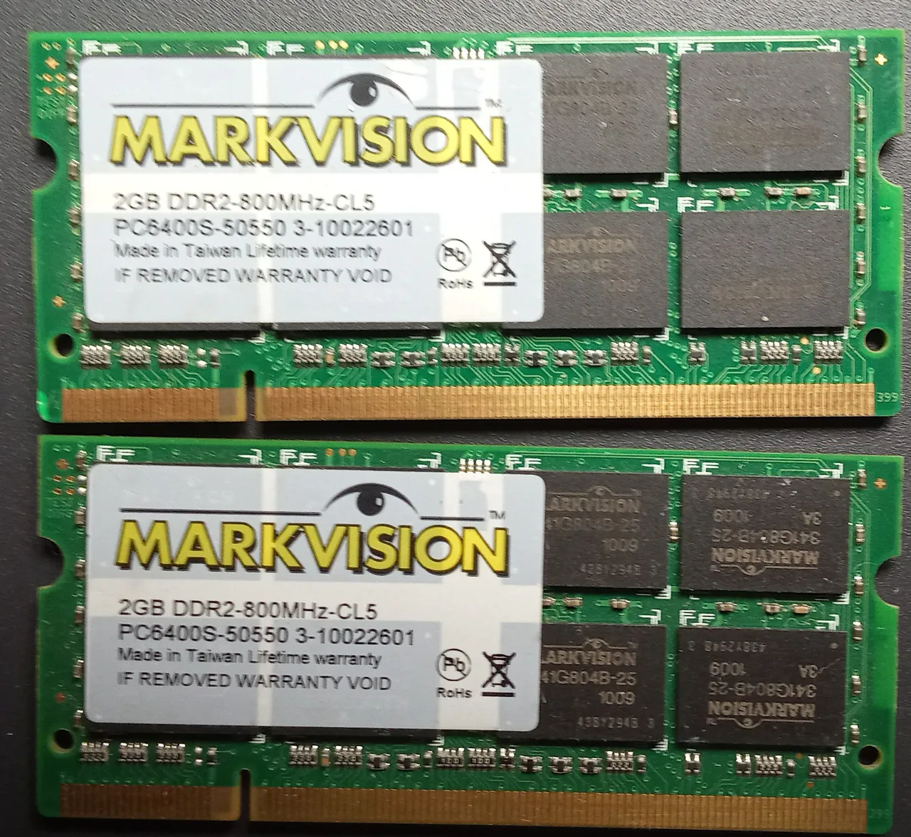 2 Memória RAM 2GB DDR2 800MHz Markvision