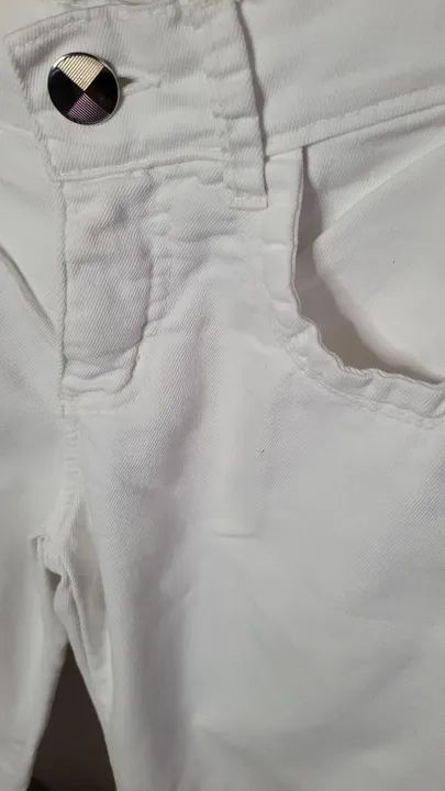 Calça feminina branca - Tamanho 36 - Foto 4
