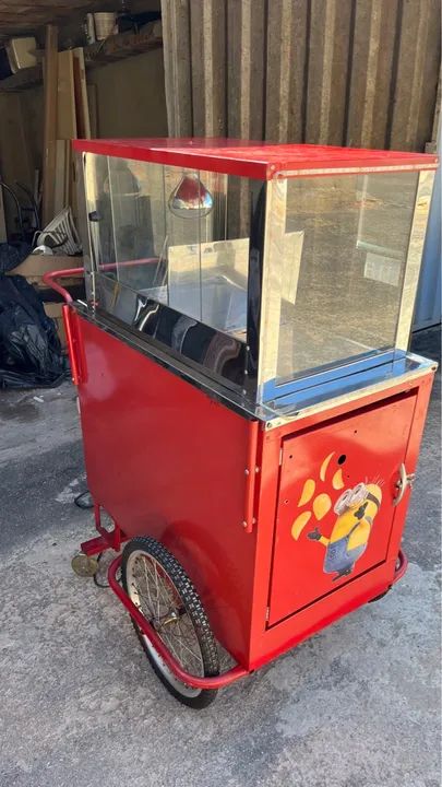 Carrinho de Pipoca ou batata Completo