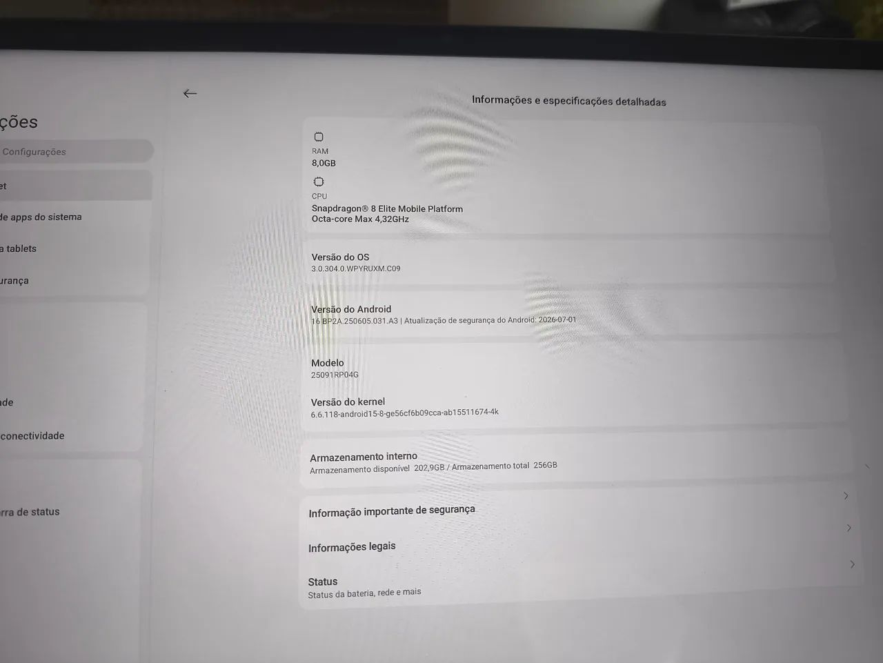 Tablet xiomi pad 8 pro 