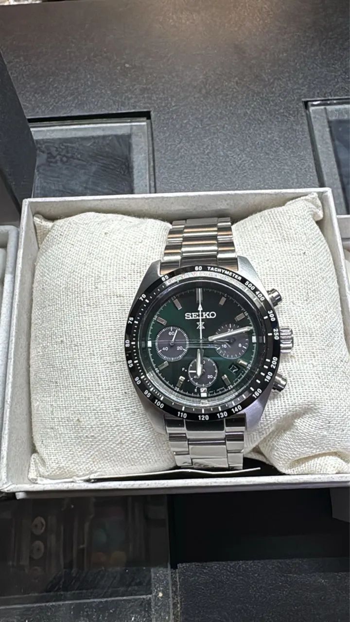Relógio Seiko Prospex Speedtimer Chronograph 39mm - Acessórios