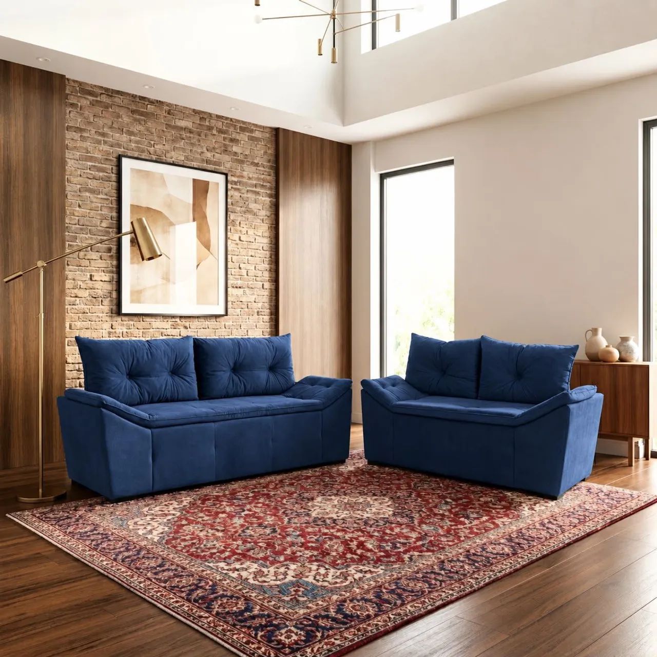 Sofá 2 e 3 Lugares Malu - Conforto e Elegância