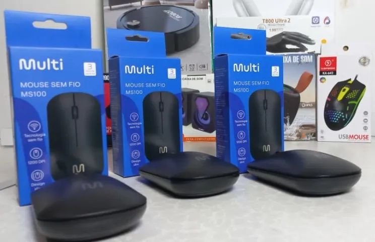 MOUSE SEM FIO, JÁ VAI COM PILHAS - Foto 4
