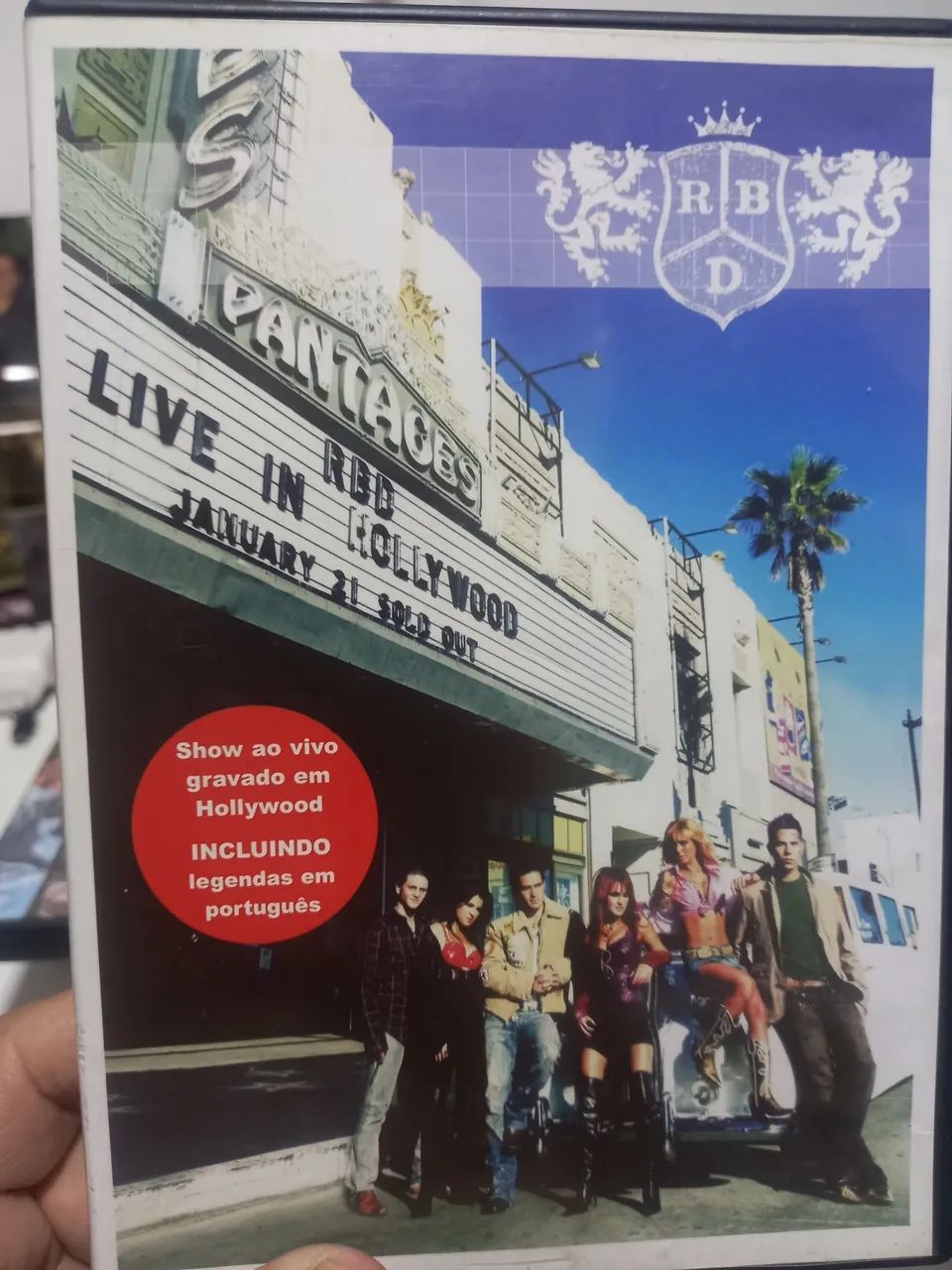 DVD RDB LIVE IN HOLLYWOOD - DVD, Blu-Ray e Vídeo Cassete
