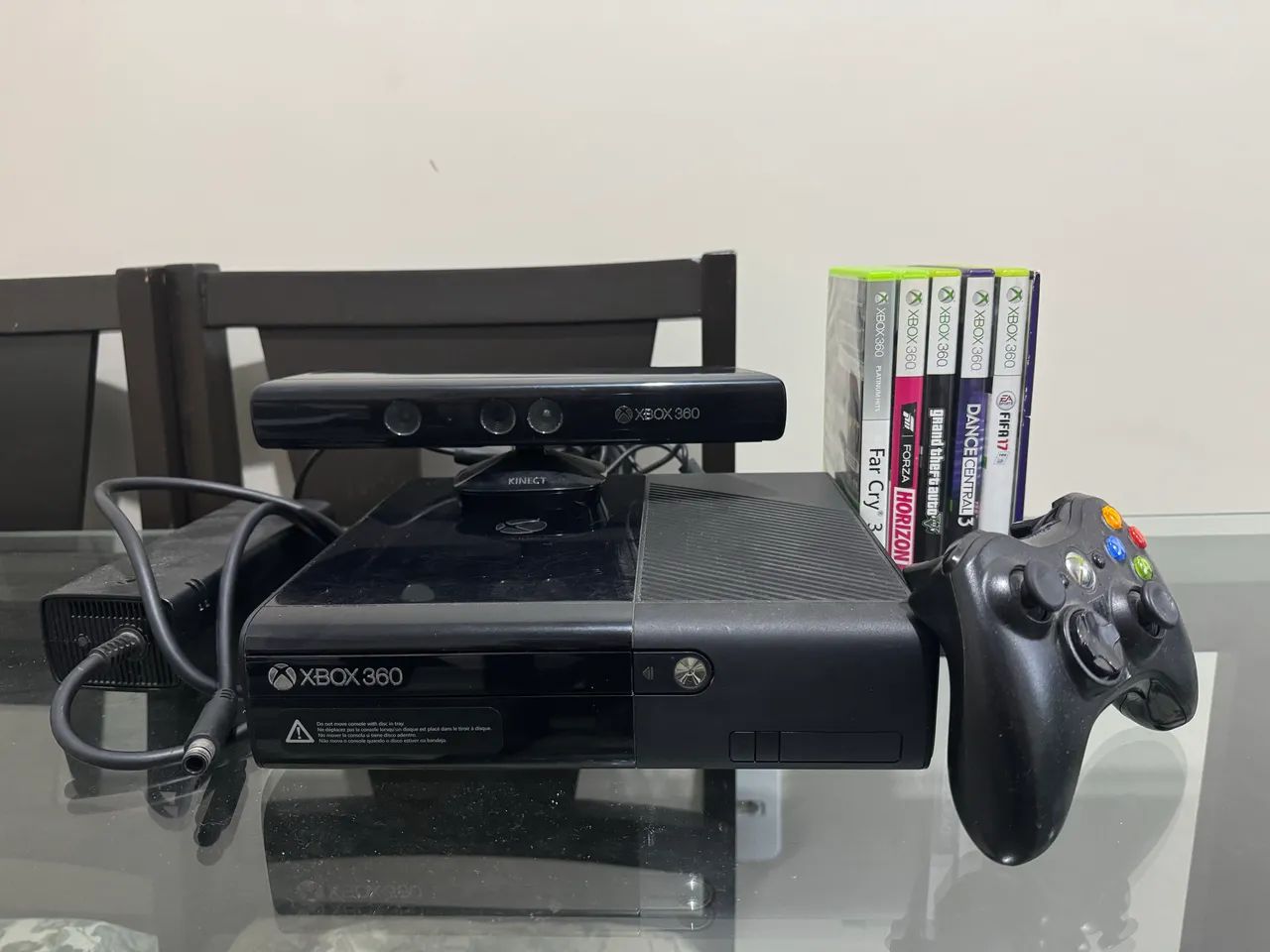 Xbox 360 Super Slim + Kinect + 7 jogos - Foto 5