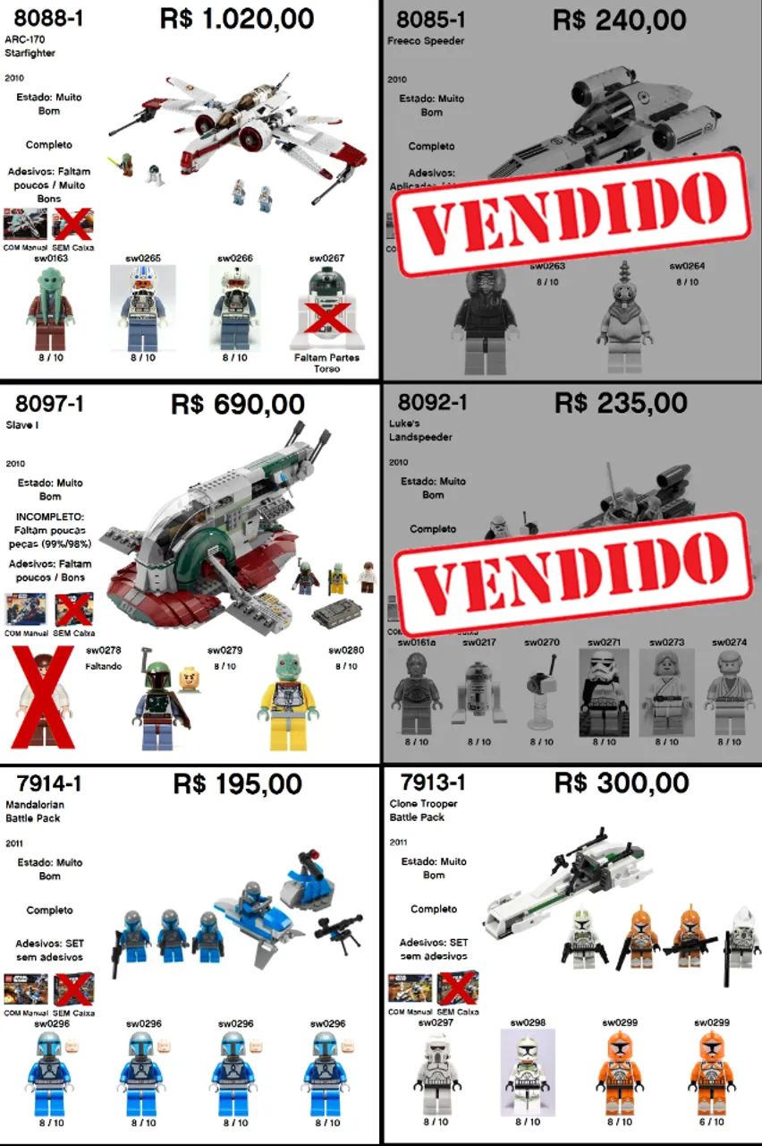 LEGO Star Wars - Diversos Sets (usados) - Foto 2