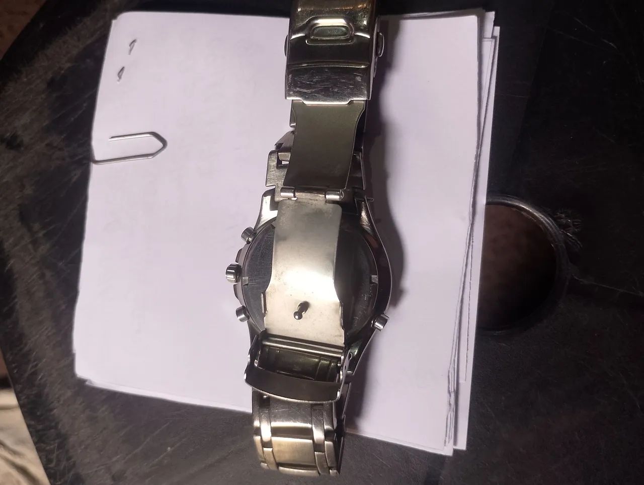 Vendo/troco .relógio Citizen super Titanium An2250-54E todo original  - Foto 2