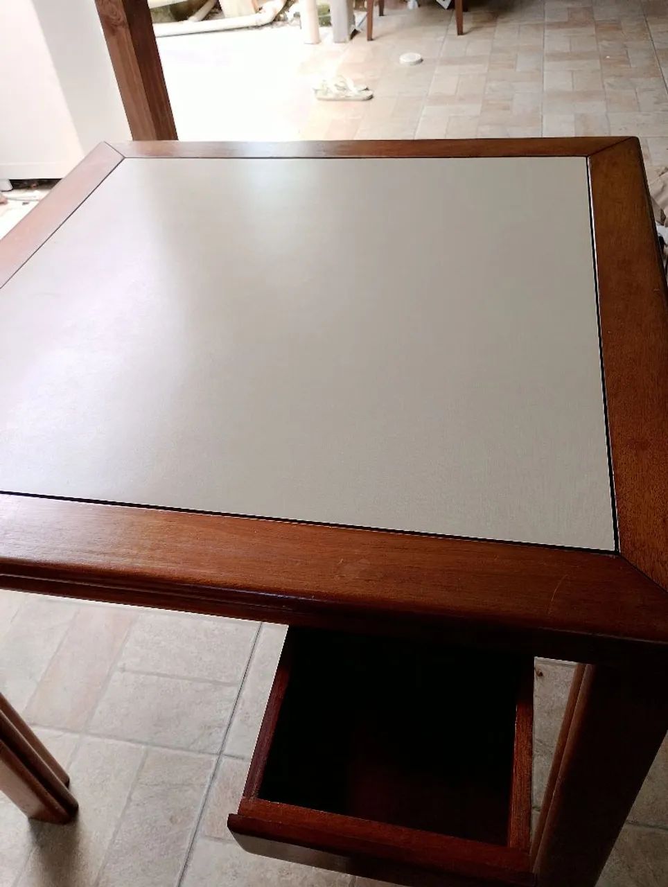 Mesa de madeira maciça  - Foto 4