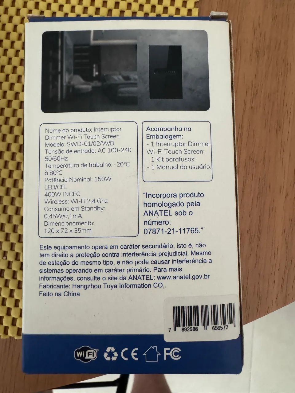 Interruptor Dimmer WI FI Touch Screen - Foto 2
