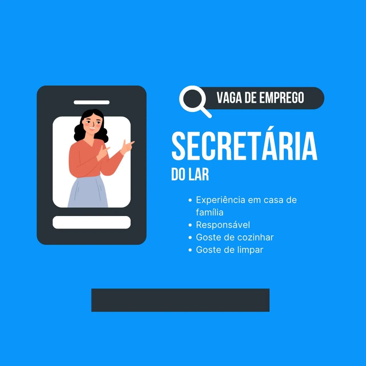 Secretária do lar