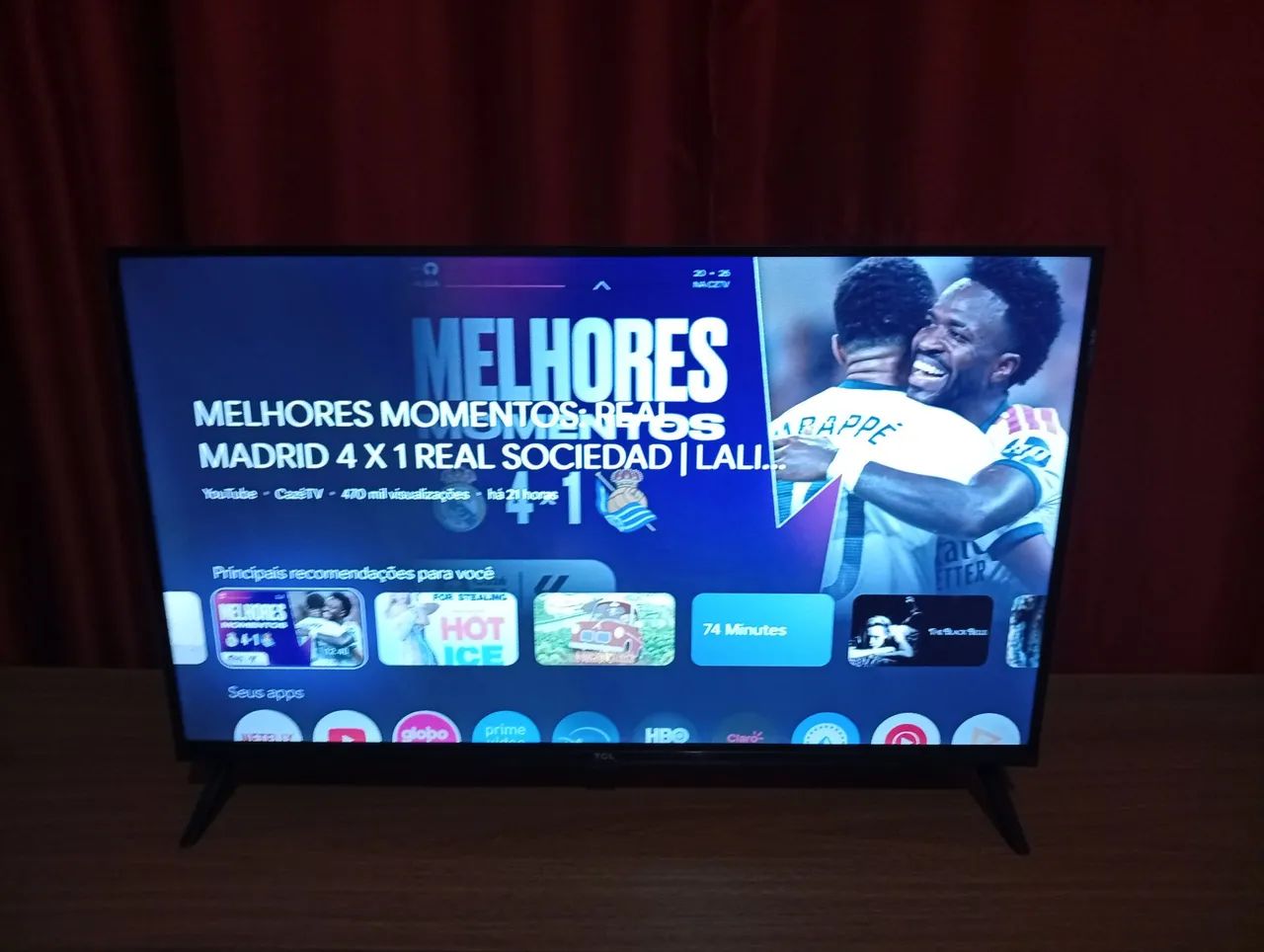 (PRA SAIR URGENTE ) Tv TCL 32 polegadas QLED ótima resolução , Impecável , ANDROID TV - Foto 3