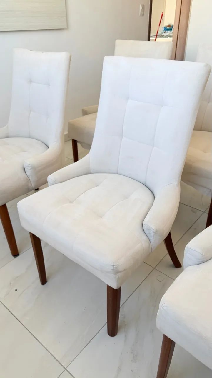 6 Cadeiras para Mesa de Jantar Royal 510 - Estofadas - Foto 2