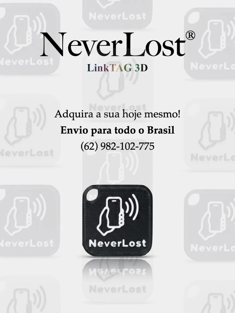 NeverLost® ? SmartTAG NFC para Chaves, Bolsas e Objetos Pessoais - Foto 5