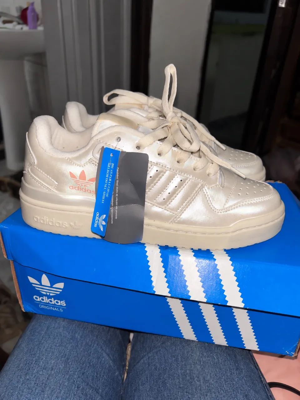 Adidas Forum Low Perolado Original Novo + Caixa