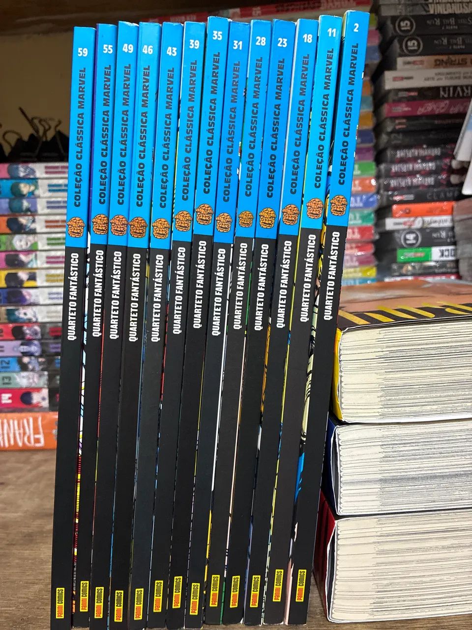 Coleção Clássica Marvel só Quarteto Fantástico 