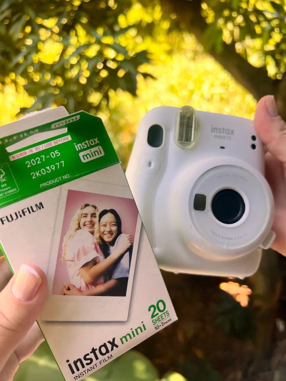 Kit Câmera instantânea Instax Mini 11+bolsa+2 Pack de 10 fotos
