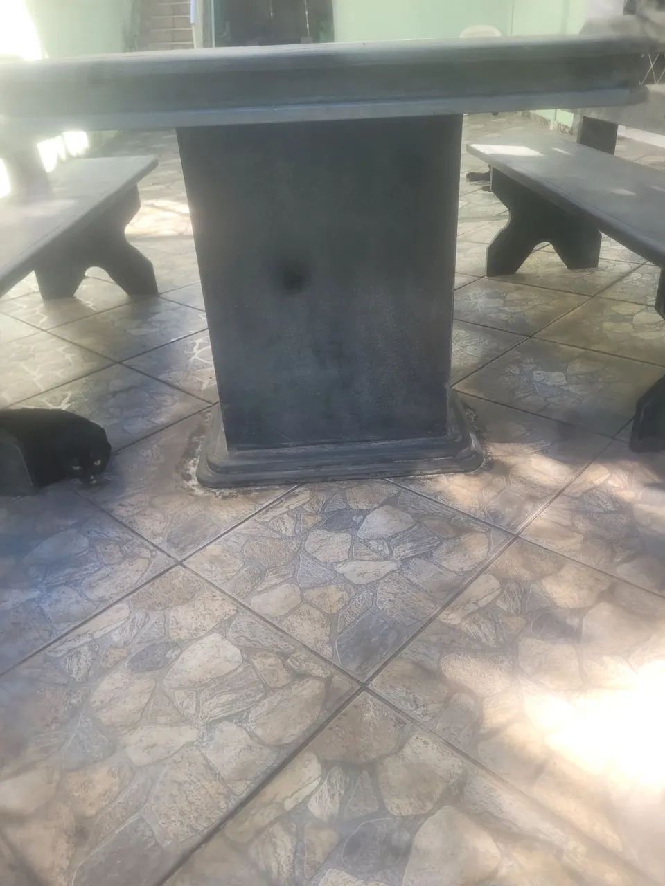 MESA PARA JARDIM.EM ARDÓSIA  - Foto 3