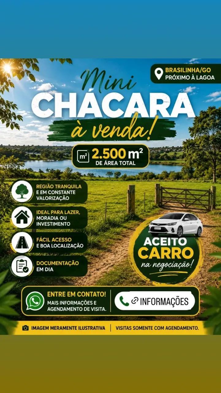 Vendo ou troco chácara