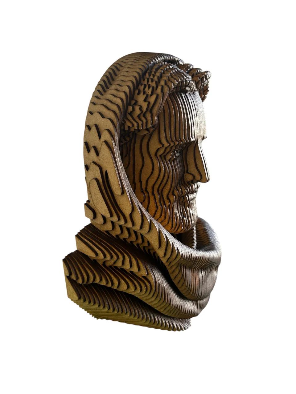 Busto de Jesus em MDF - Foto 3