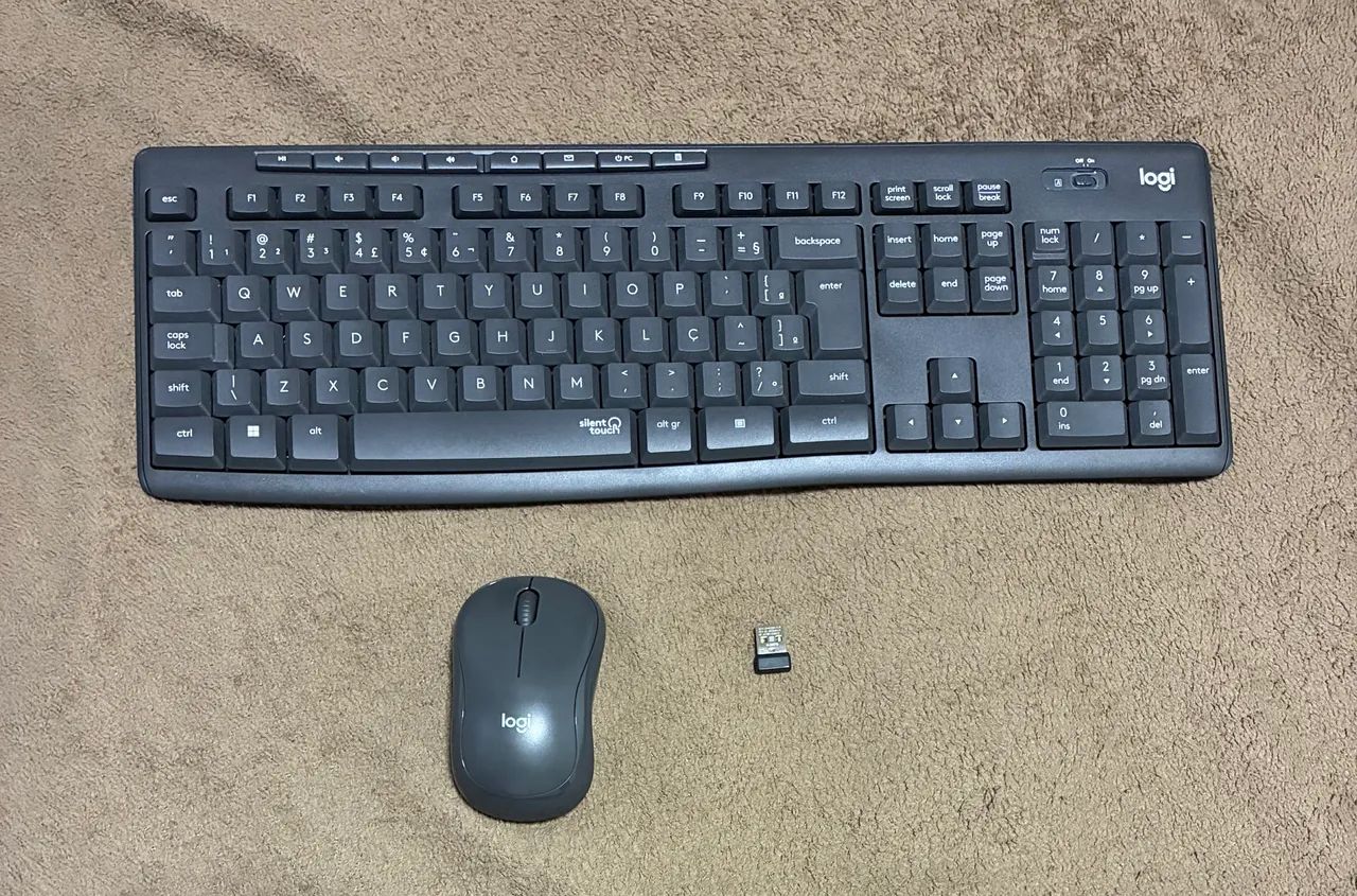 KIT TECLADO E MOUSE LOGITECH