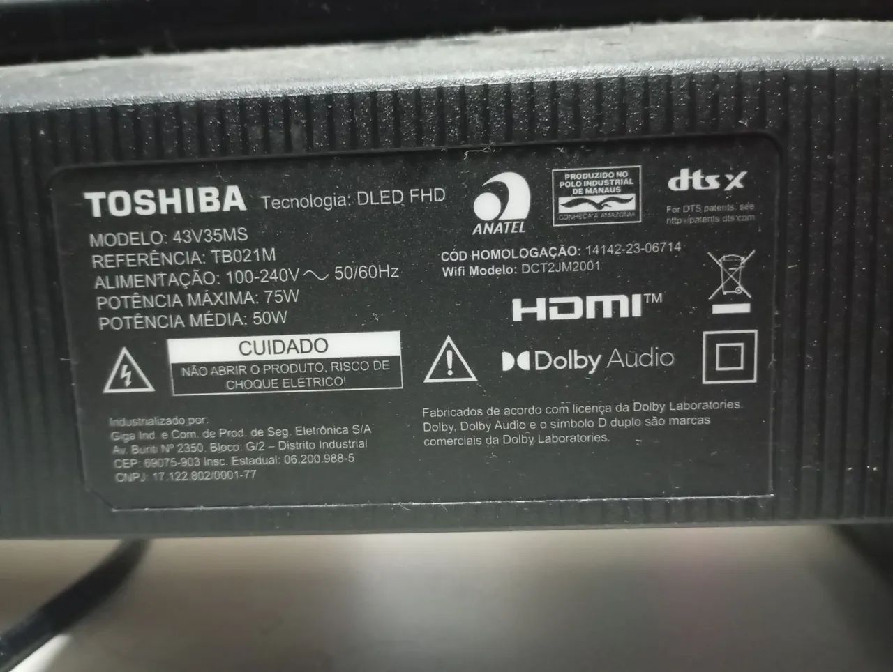 Tv smart 43 - para peças  - Foto 2