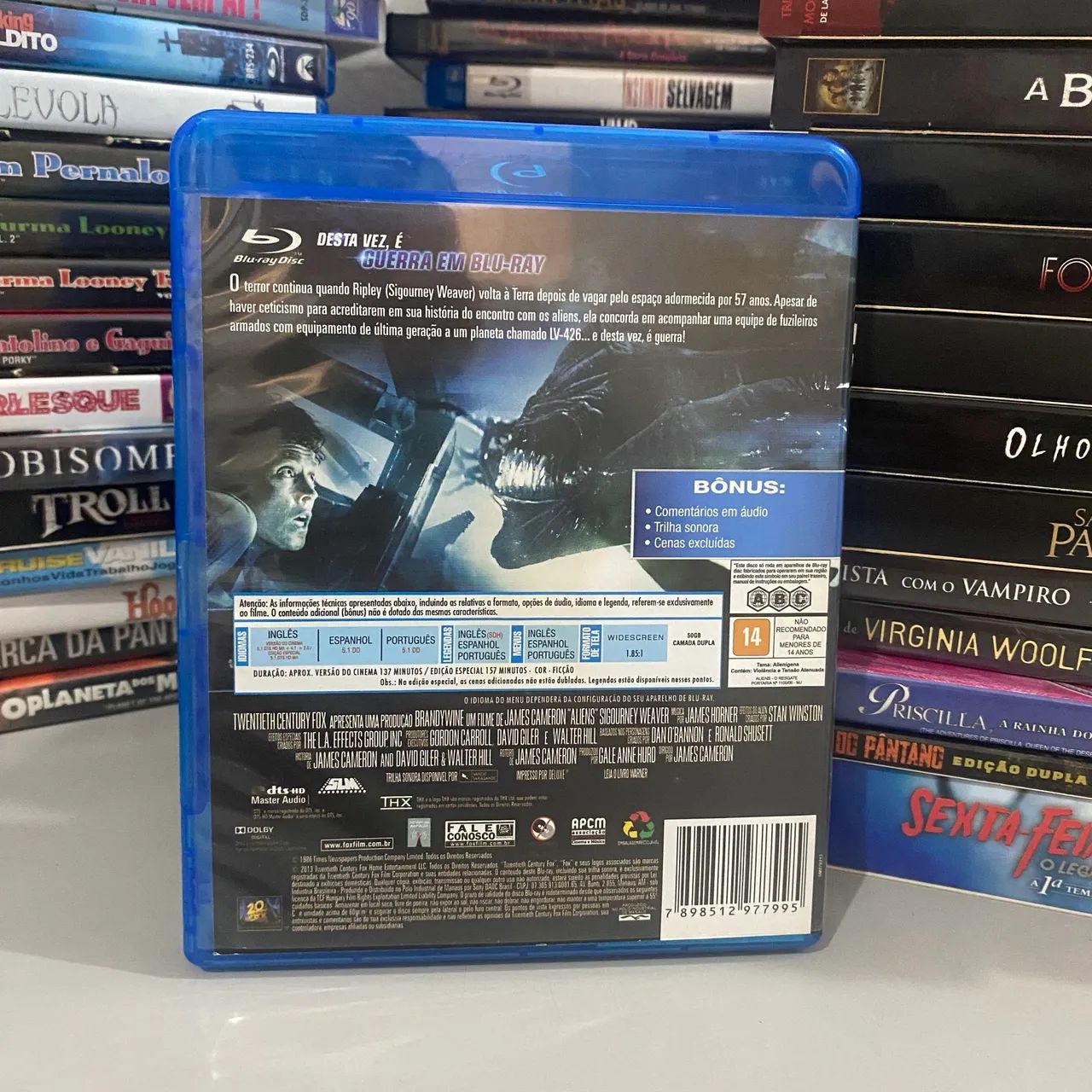 Aliens O Resgate - Blu-Ray Terror Sigourney Weaver / James Cameron  - Foto 2