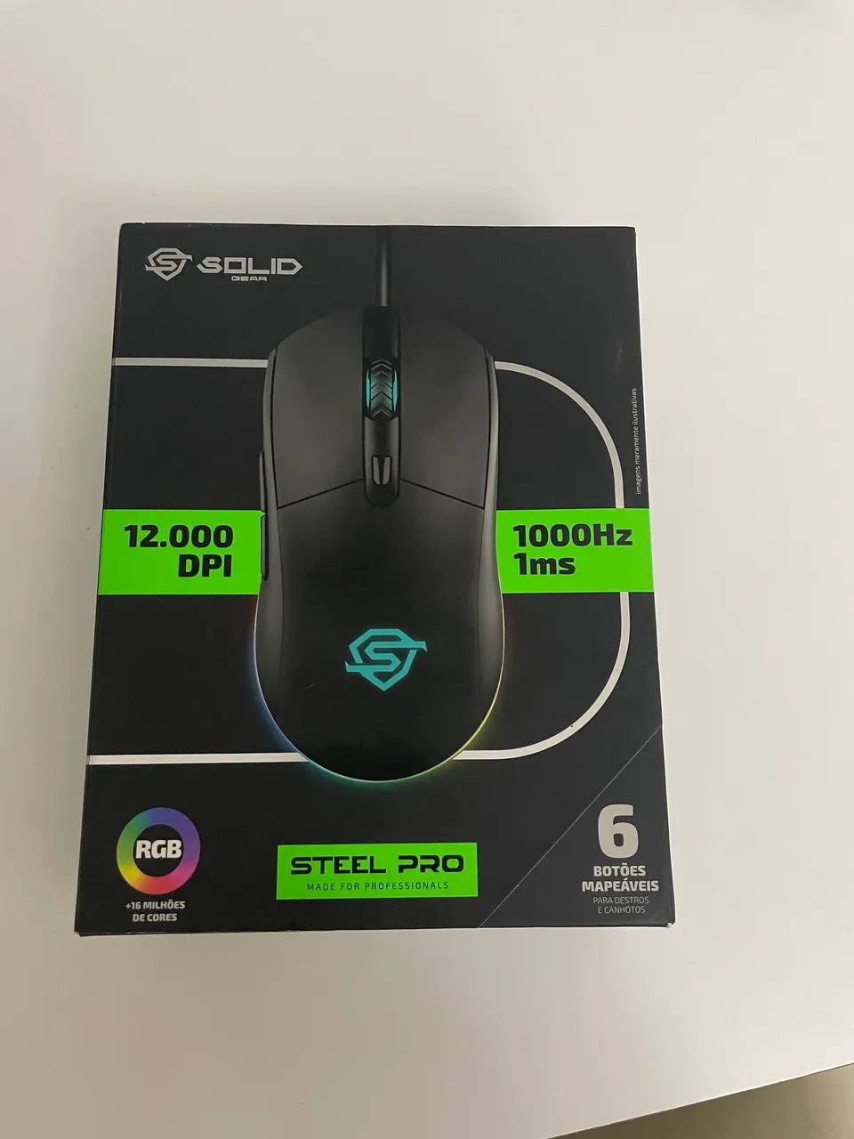 Mouse gamer Solid Gear (Lacrado)