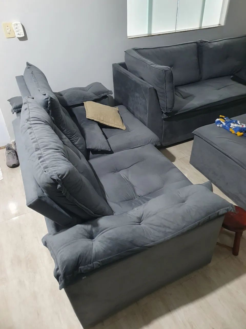 Sofá de casal retrátil. 