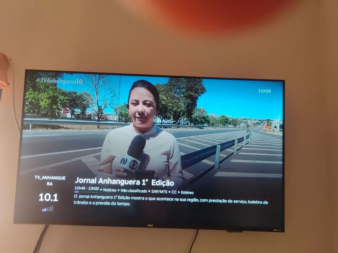 Vendo smart Tv AOC 43 polegadas seminova