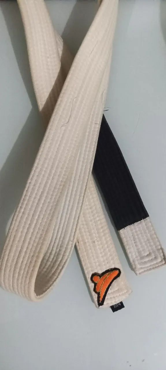 Faixa jiu-jitsu Branca M4 - Foto 2