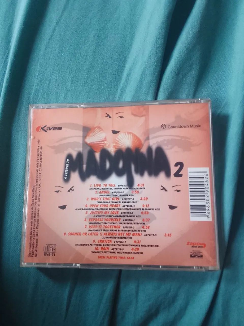 Cd a tribute to Madonna 2 usado - Foto 2