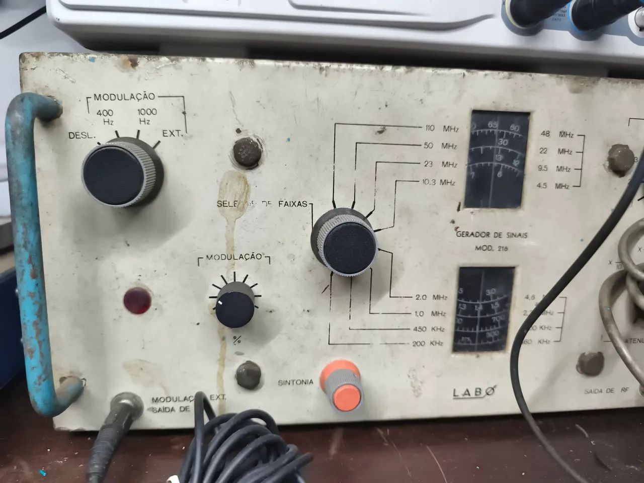 Rf e sinal gerador labo antigo