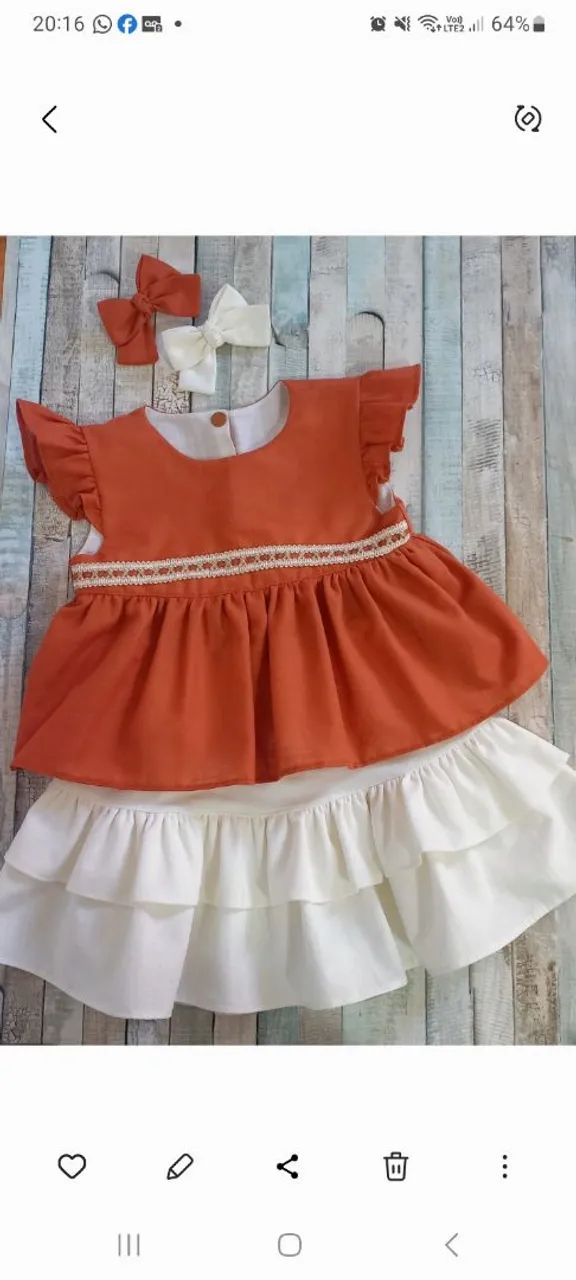 Conjunto Moana Roupa Infantil Meninas  - Foto 3