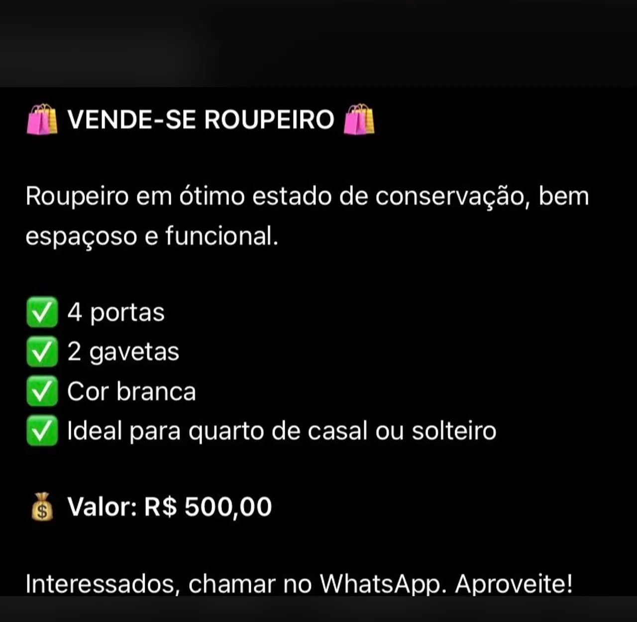 Vende-se guarda roupa - Foto 2