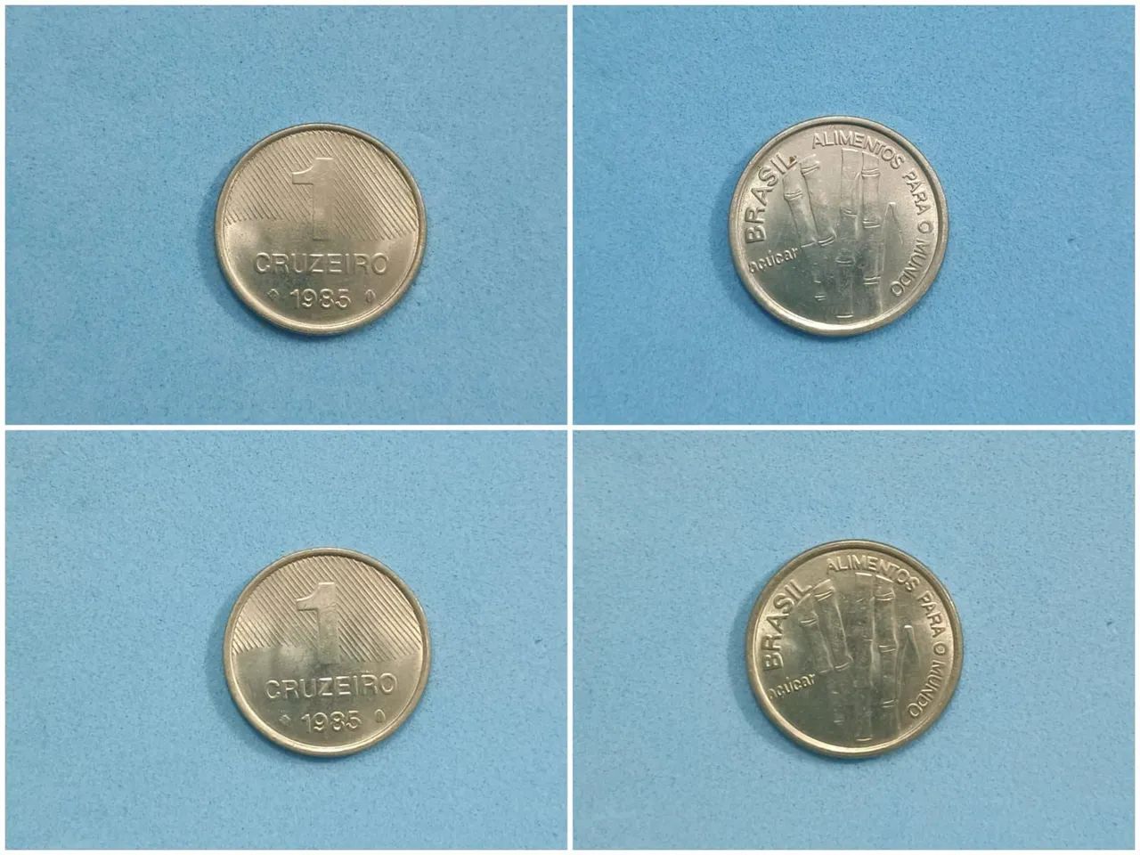 Moedas antigas 1 cruzeiro 1985  - Foto 3