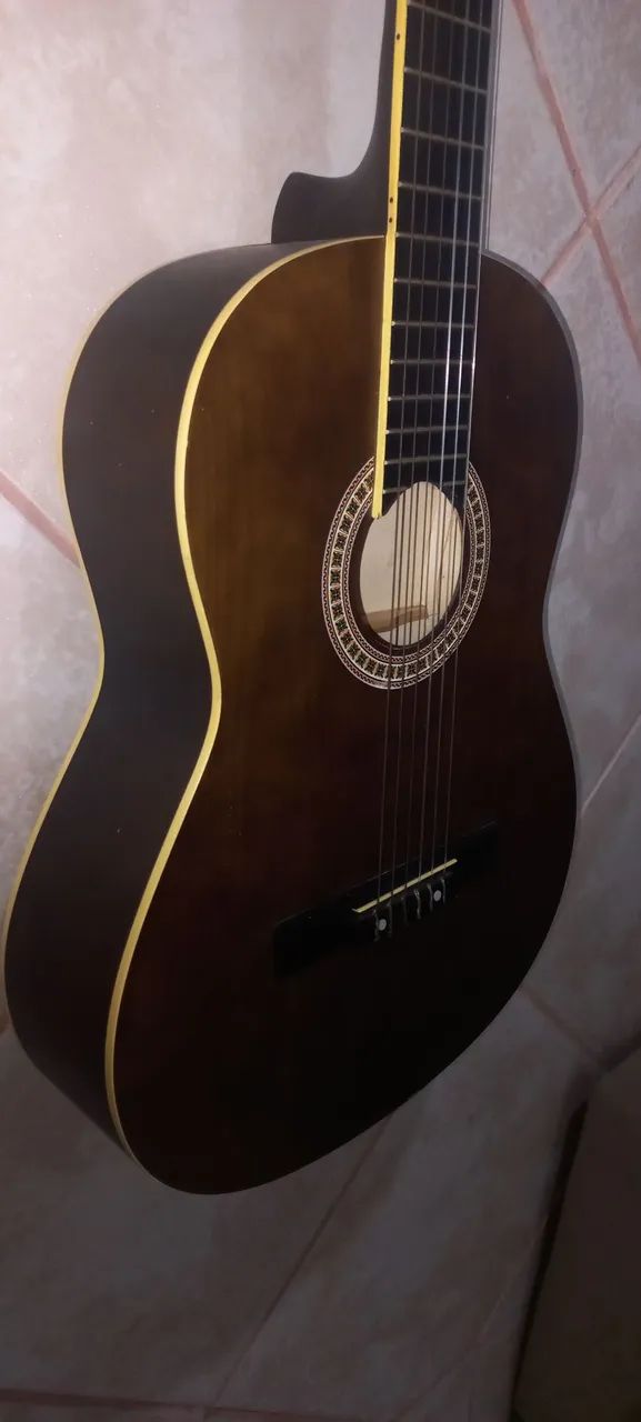Violão Memphis com capa e Suporte 