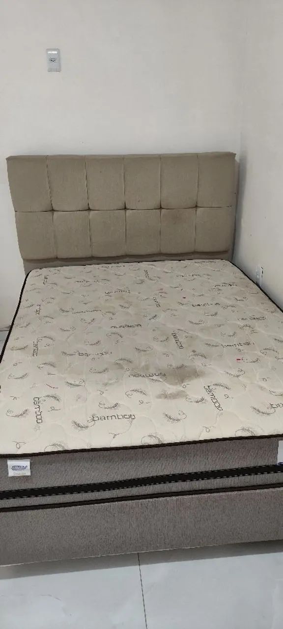 Vende-se cama de casal com colchão  - Foto 2